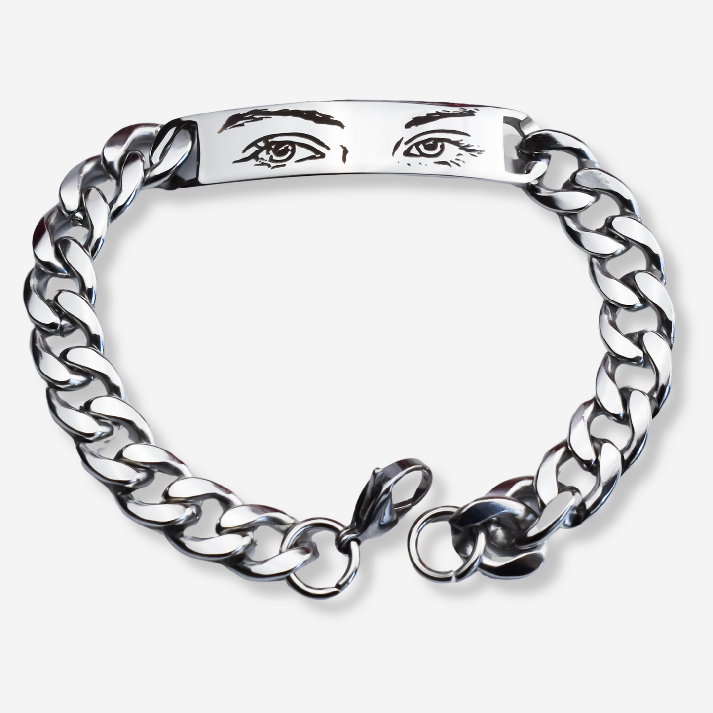 Pulseira "Os teus Olhos" em Aço Inoxidável
