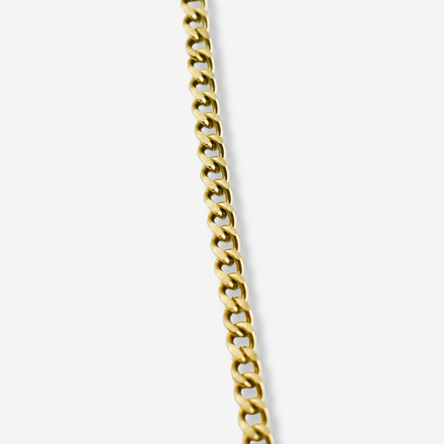 Stainless Steel Initial Necklace with Custom Round Medallion