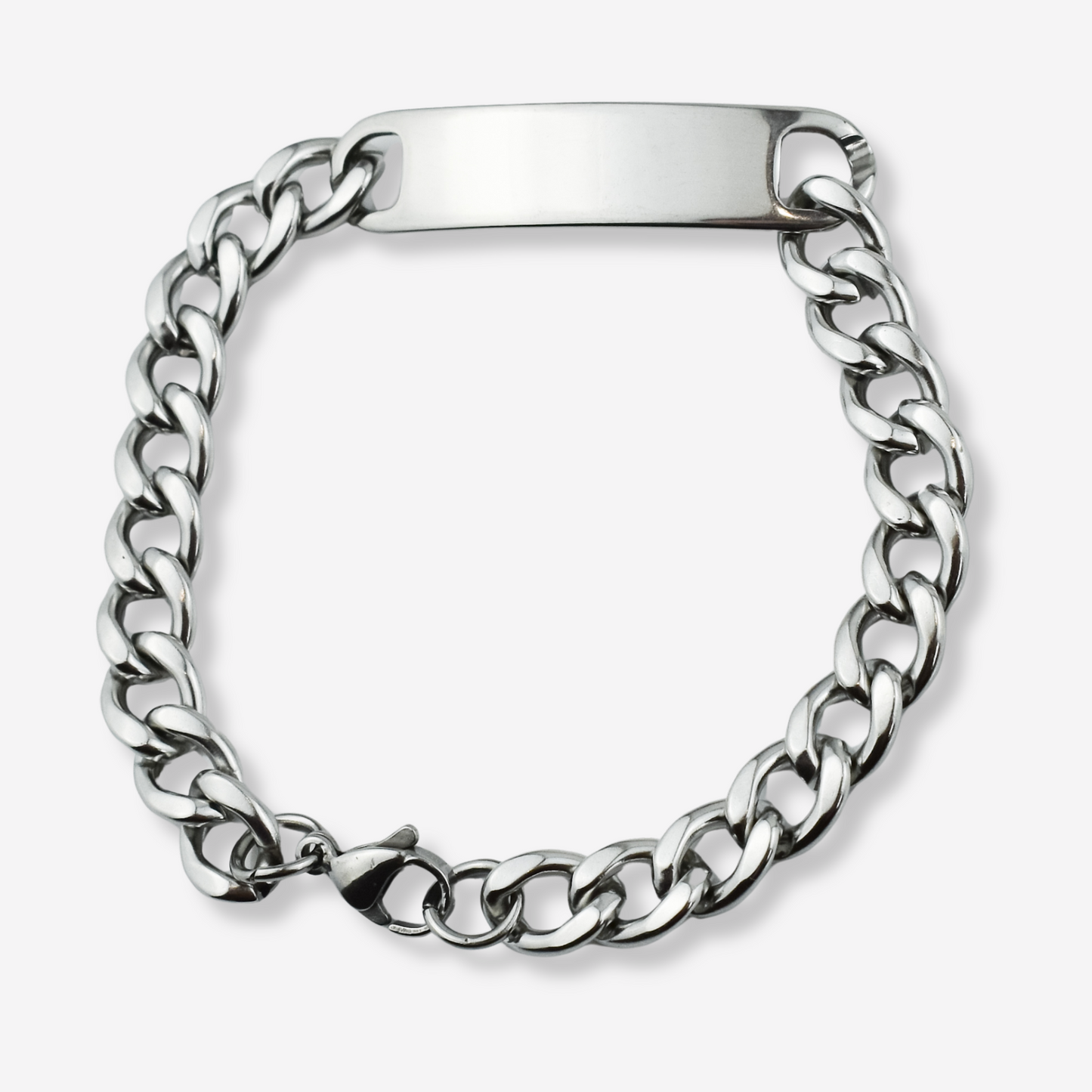 HARRY "Text Engraving" Stainless Steel Bracelet