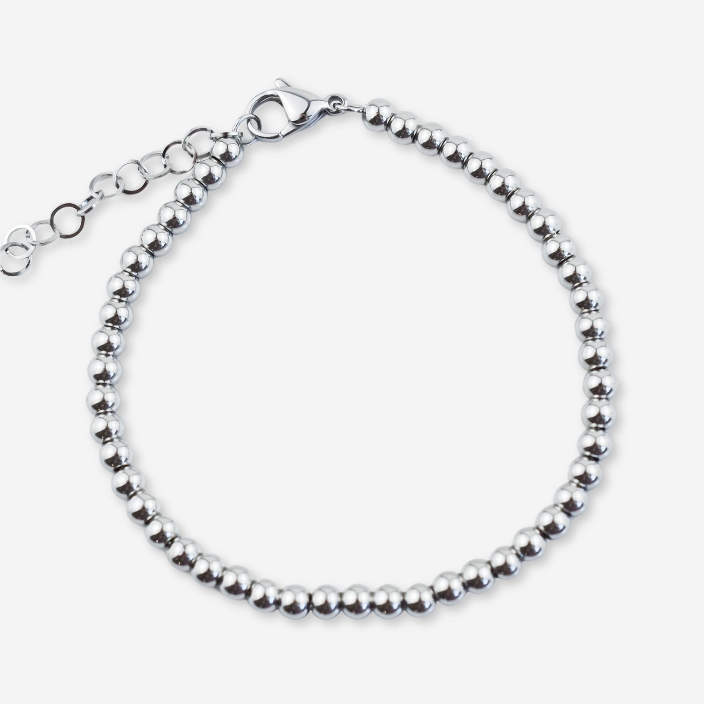 JADE– Pulseira em Aço com Esferas