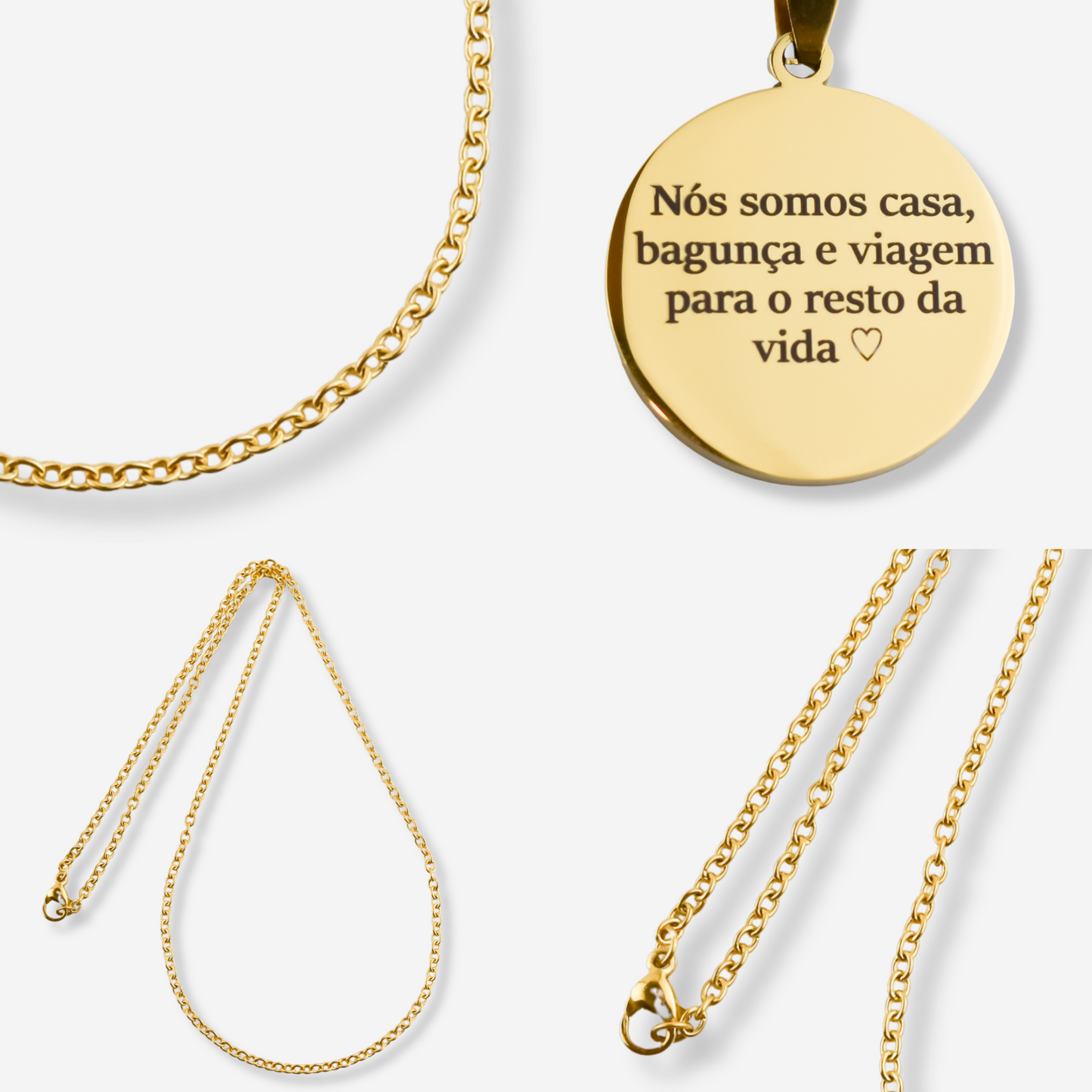 Personalized Stainless Steel Illustration Necklace