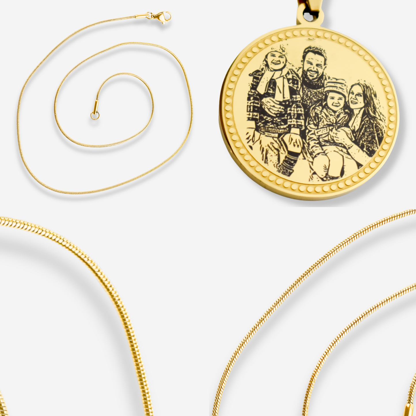 Personalized Stainless Steel Illustration Necklace