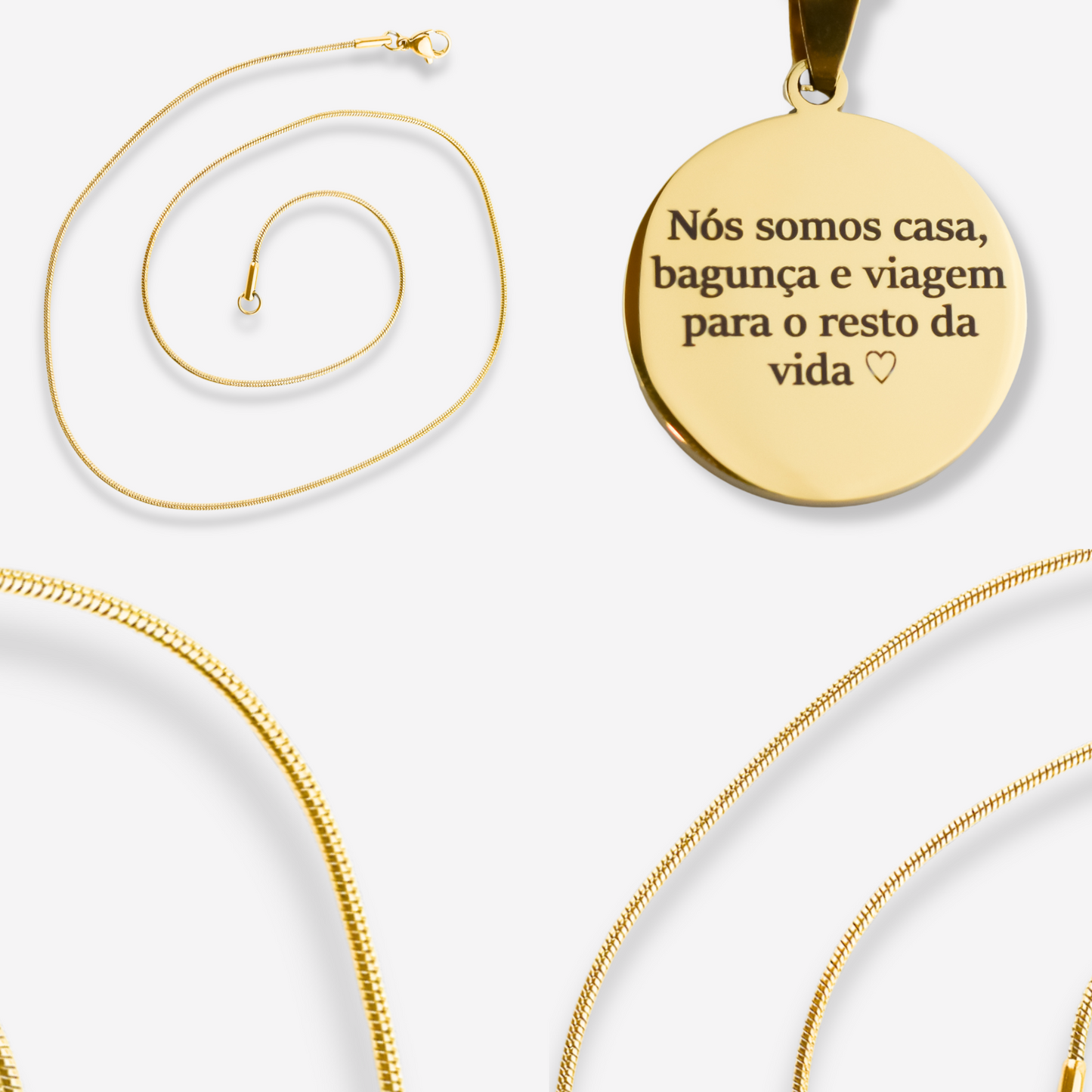 Personalized Stainless Steel Illustration Necklace