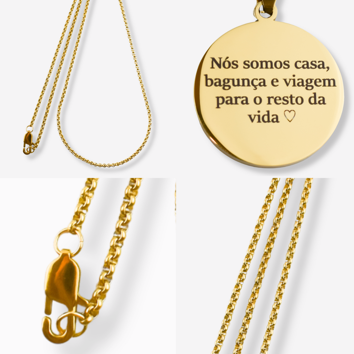 Personalized Stainless Steel Illustration Necklace