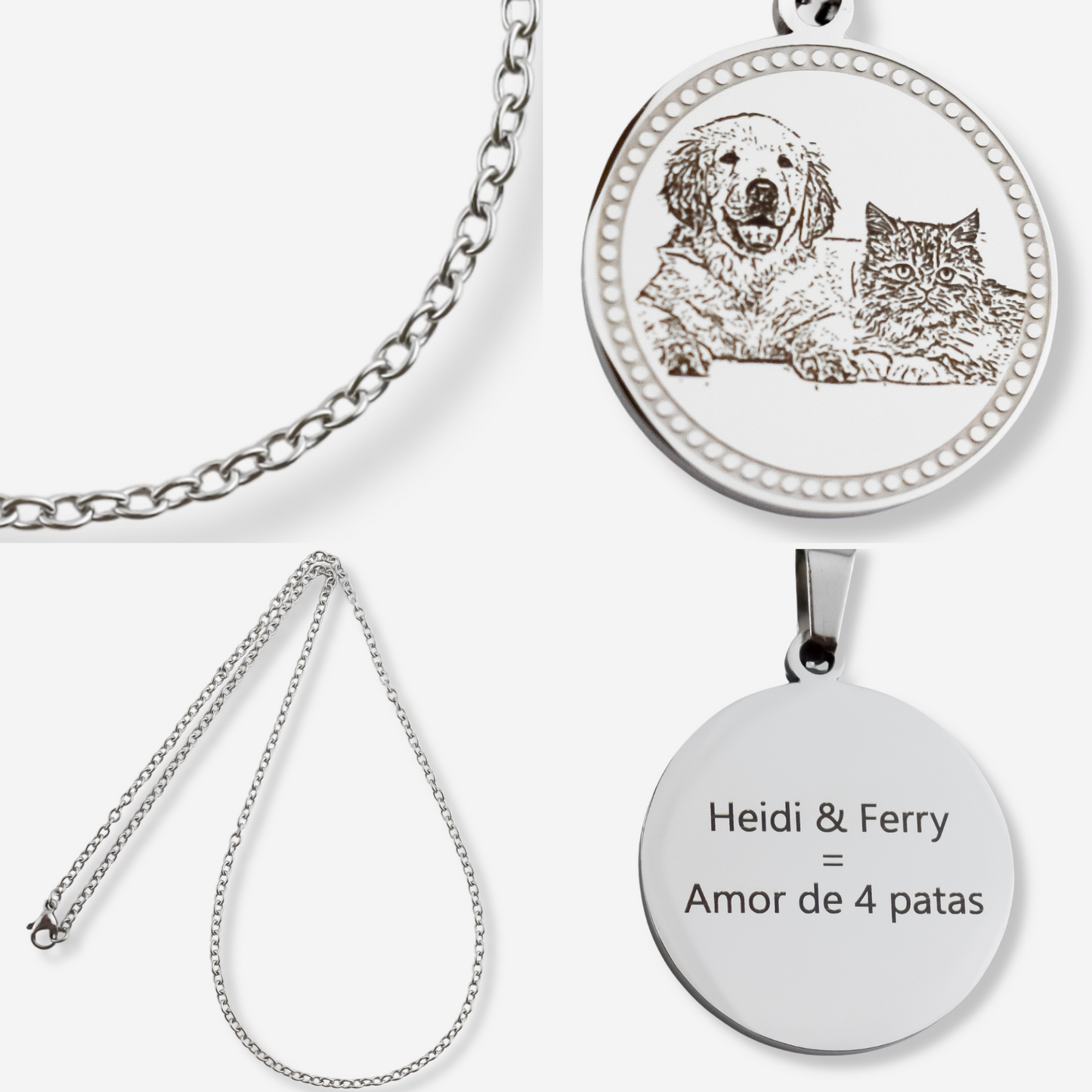 Personalized Stainless Steel Illustration Necklace