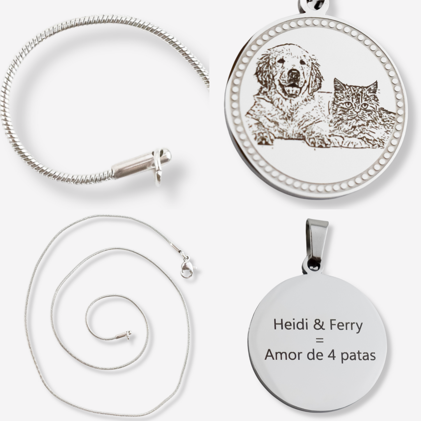 Personalized Stainless Steel Illustration Necklace