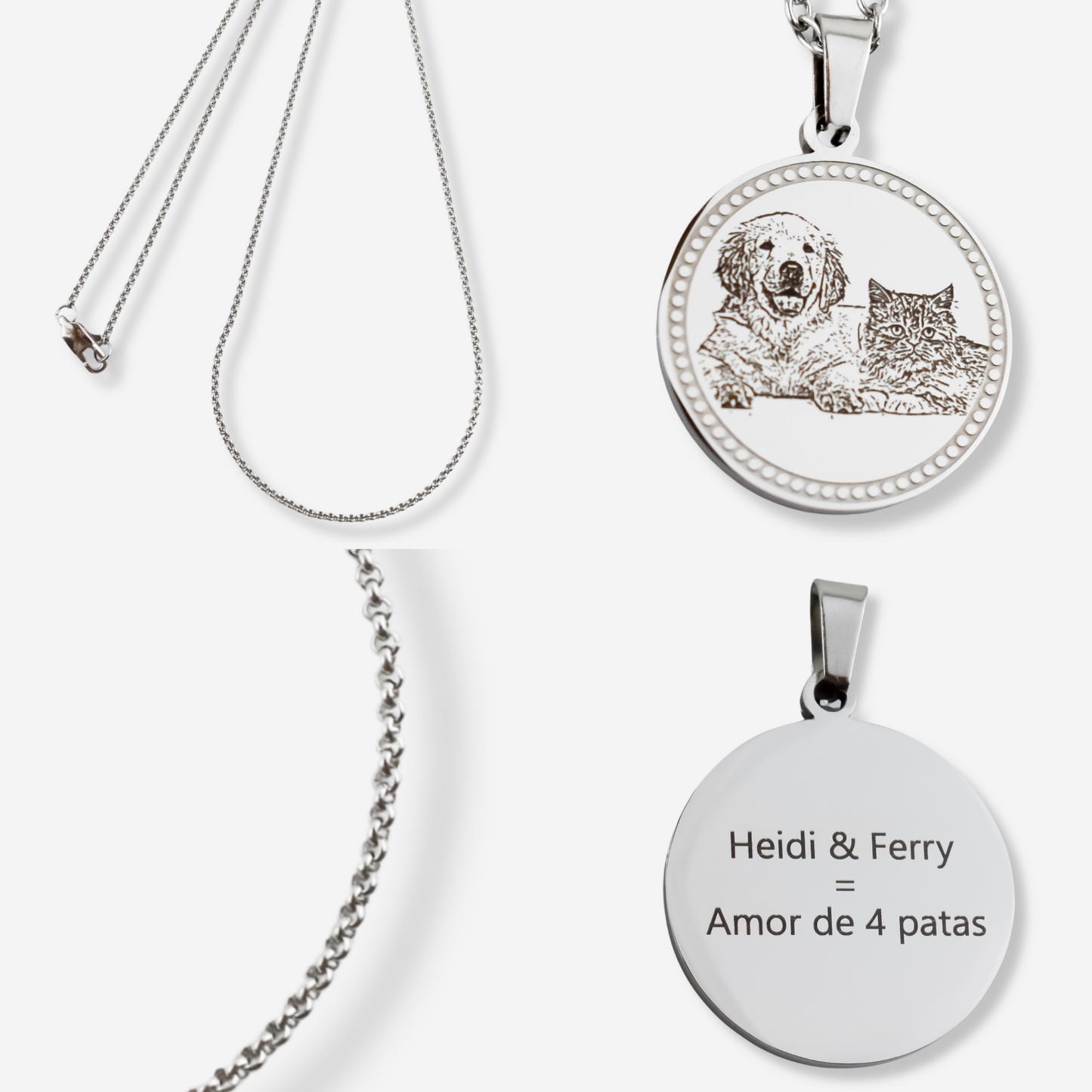 Personalized Stainless Steel Illustration Necklace