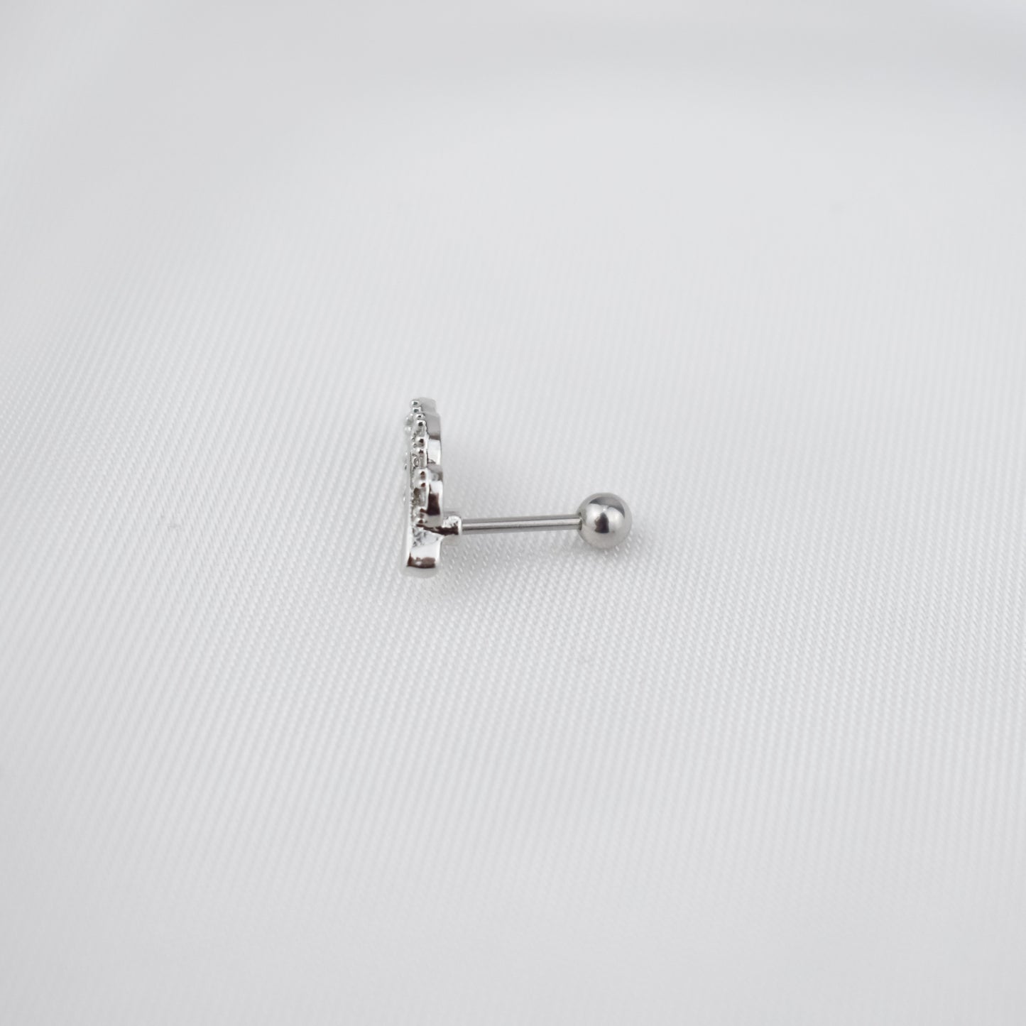 Piercing Individual Folha em Aço e Zircónias