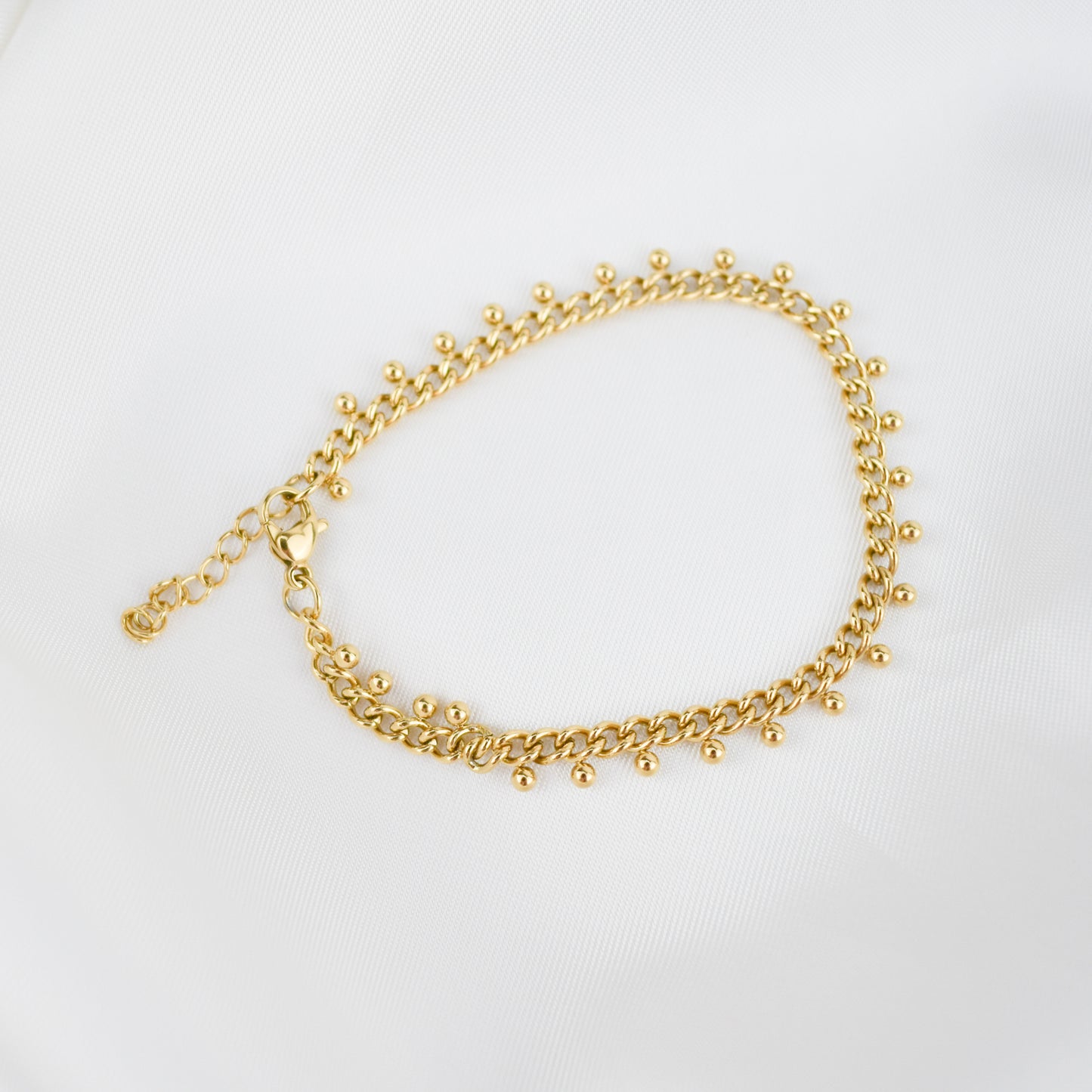 BLOSSOM – Pulseira em Aço com Esferas
