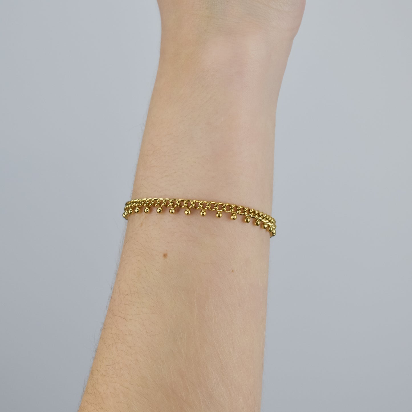 BLOSSOM – Pulseira em Aço com Esferas