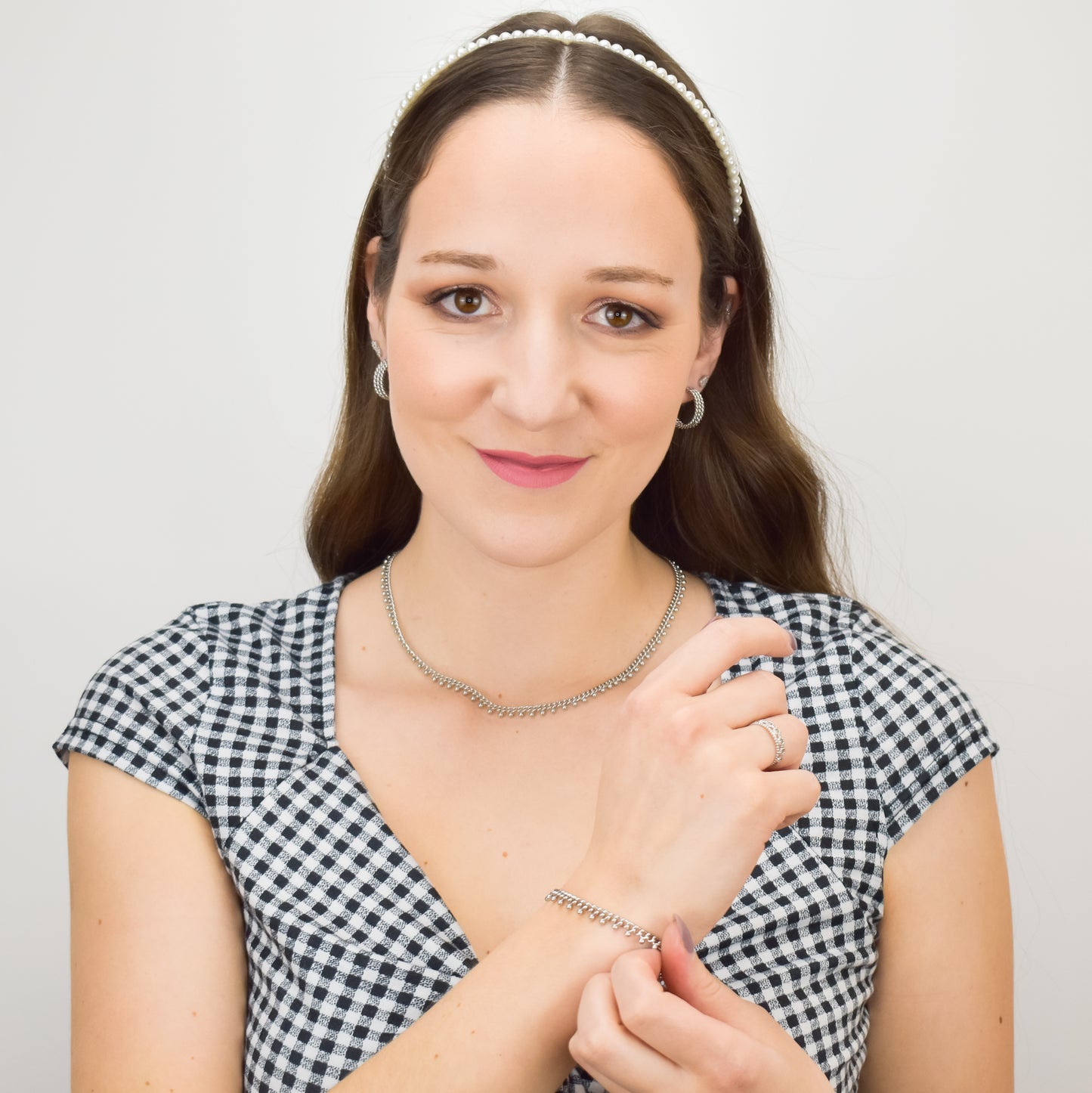 BLOSSOM – Pulseira em Aço com Esferas