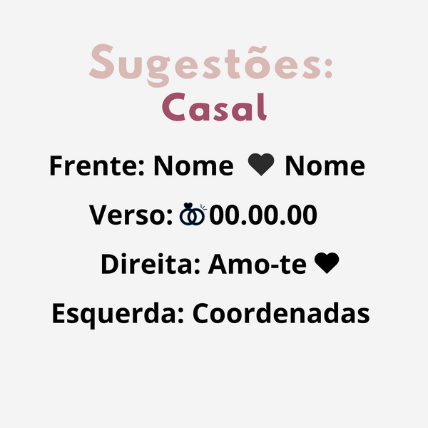 Collier vertical personnalisé unisexe