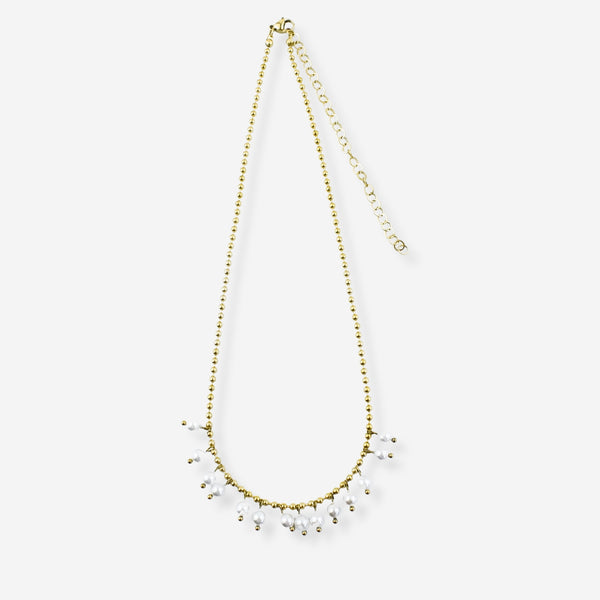 PEARL – Colar em Aço com Esferas e Pérolas