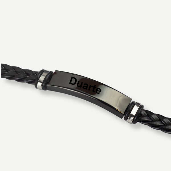 LOVE "Text Engraving" Stainless Steel Bracelet