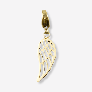 Pendentif aile en acier inoxydable
