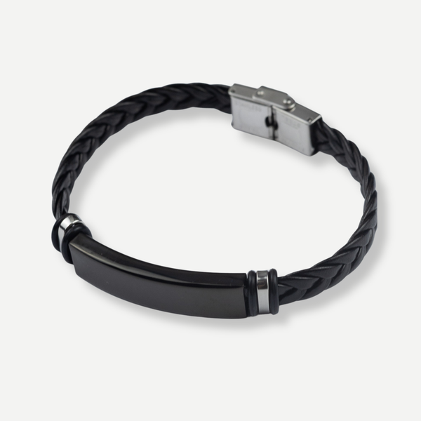 LOVE "Text Engraving" Stainless Steel Bracelet