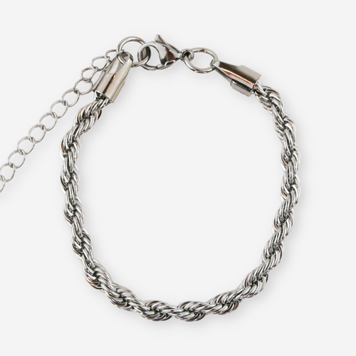 PRIA – Pulseira Entrelaçada em Aço 