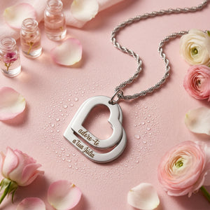 Conjunto Amor de Mãe – Colar Personalizado e Rosas Eternas