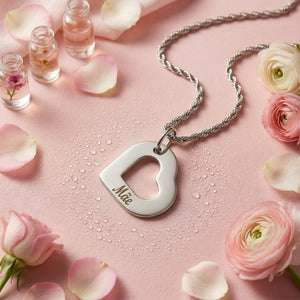 Conjunto Amor de Mãe – Colar Personalizado e Rosas Eternas