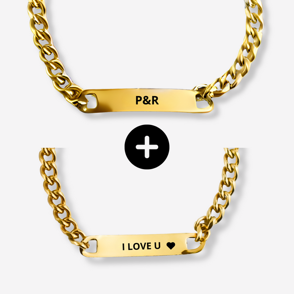 Bracelet Acier Inoxydable LOVE "Gravure Texte"