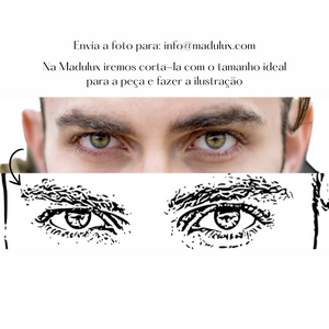 LOVE "Os Teus Olhos" Pulseira em Aço Inoxidável