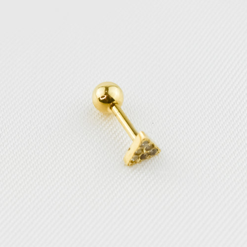 TRIANGLE - Piercing Individual Triangulo com Zircónias