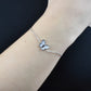 BIANCA– Pulseira em Aço com Borboleta em Madrepérola