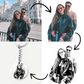 Porta-Chaves Personalizado com Ilustração de Foto