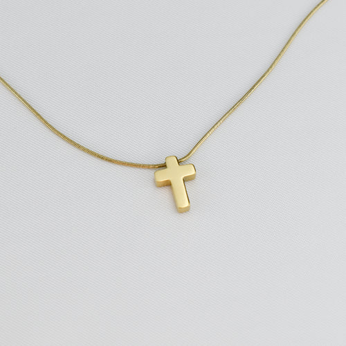 CROSS – Colar em Aço com Cruz 