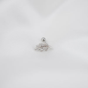  Piercing Individual Folha em Aço e Zircónias