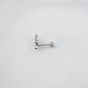  Piercing Individual Folha em Aço e Zircónias