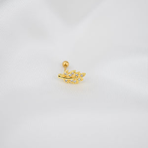  Piercing Individual Folha em Aço e Zircónias