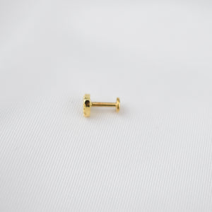 Piercing Individual Coração em Aço e Zircónias