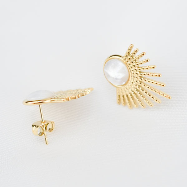 SUNFLOWER – Brincos em Aço