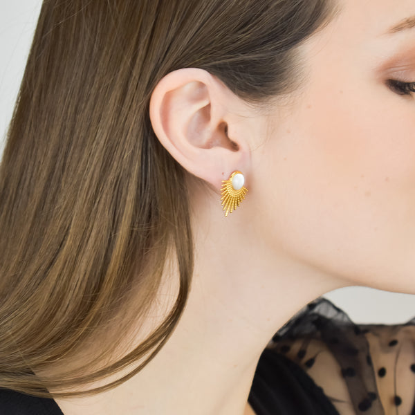 SUNFLOWER – Brincos em Aço
