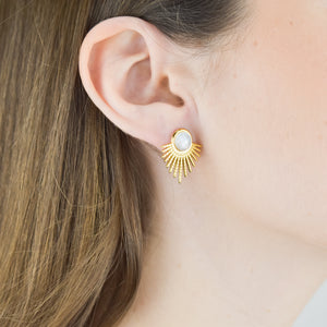 SUNFLOWER – Brincos em Aço